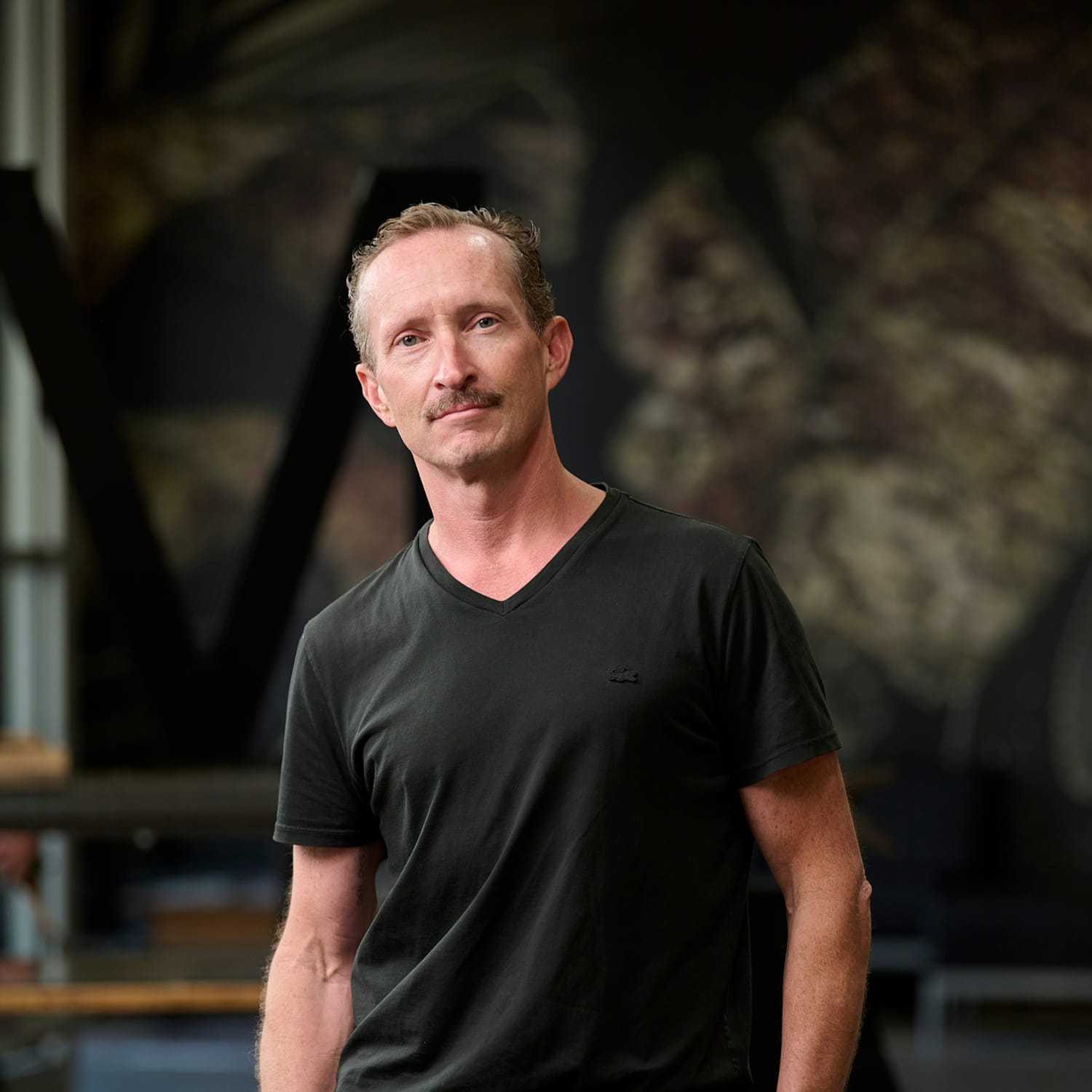 Portrait of Cameron Letterman, a professional stylist at Matthew Morris Salon, showcasing their expertise and style.